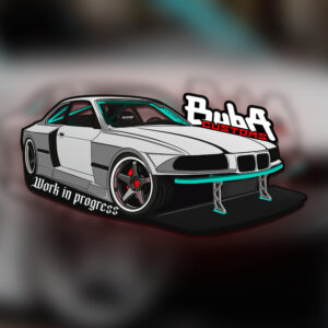 Naklejka - WORK IN PROGRESS