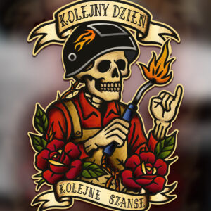 Naklejka - KOLEJNY DZIEŃ KOLEJNE SZANSE